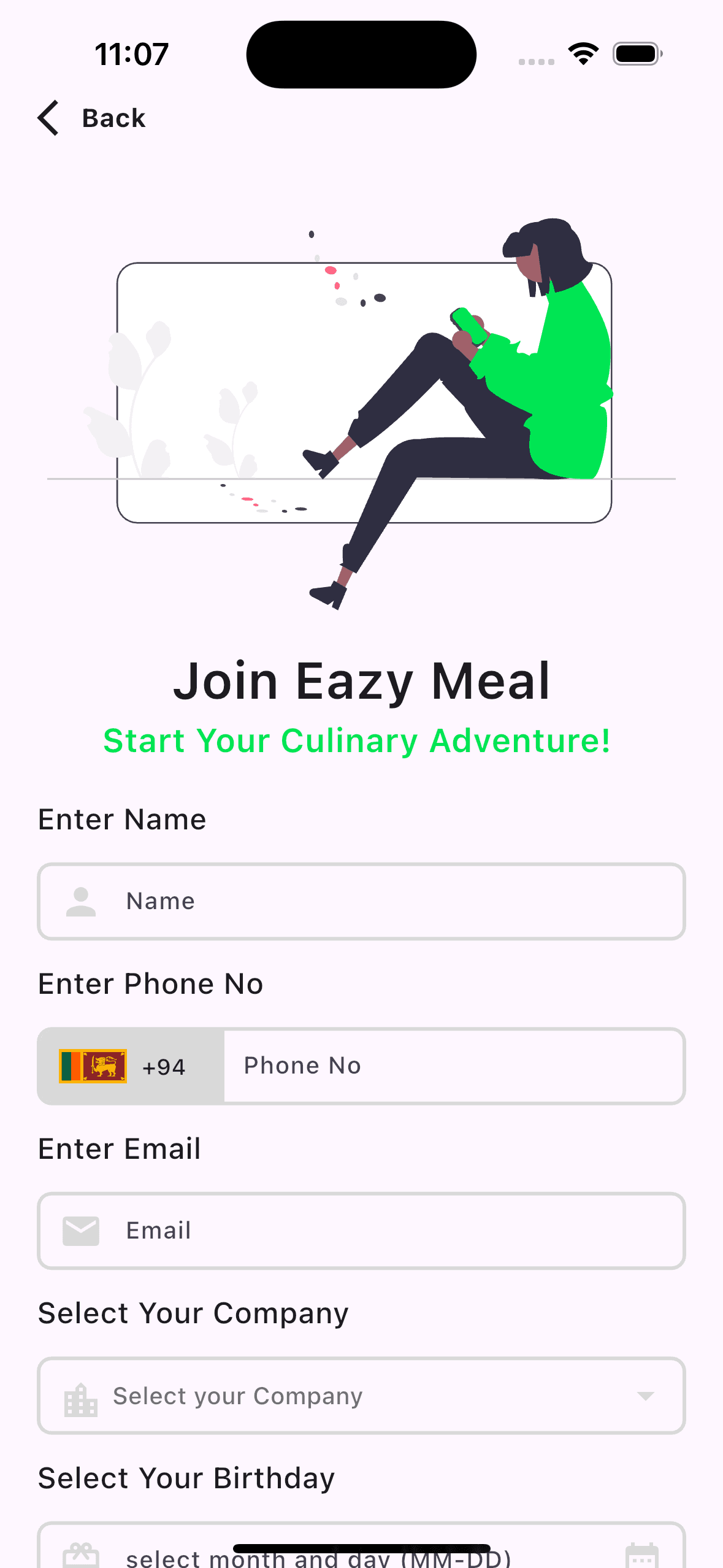 Eazy Meal App