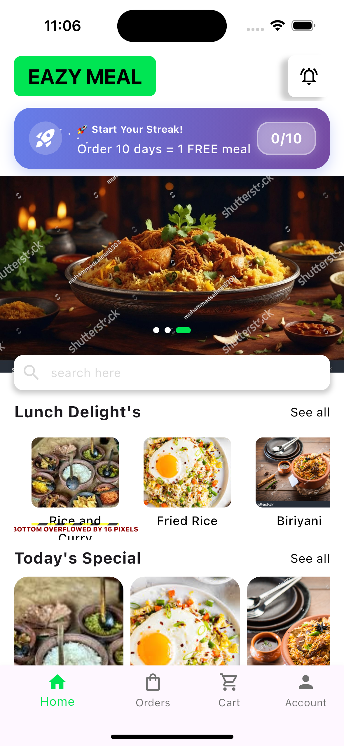 Eazy Meal App